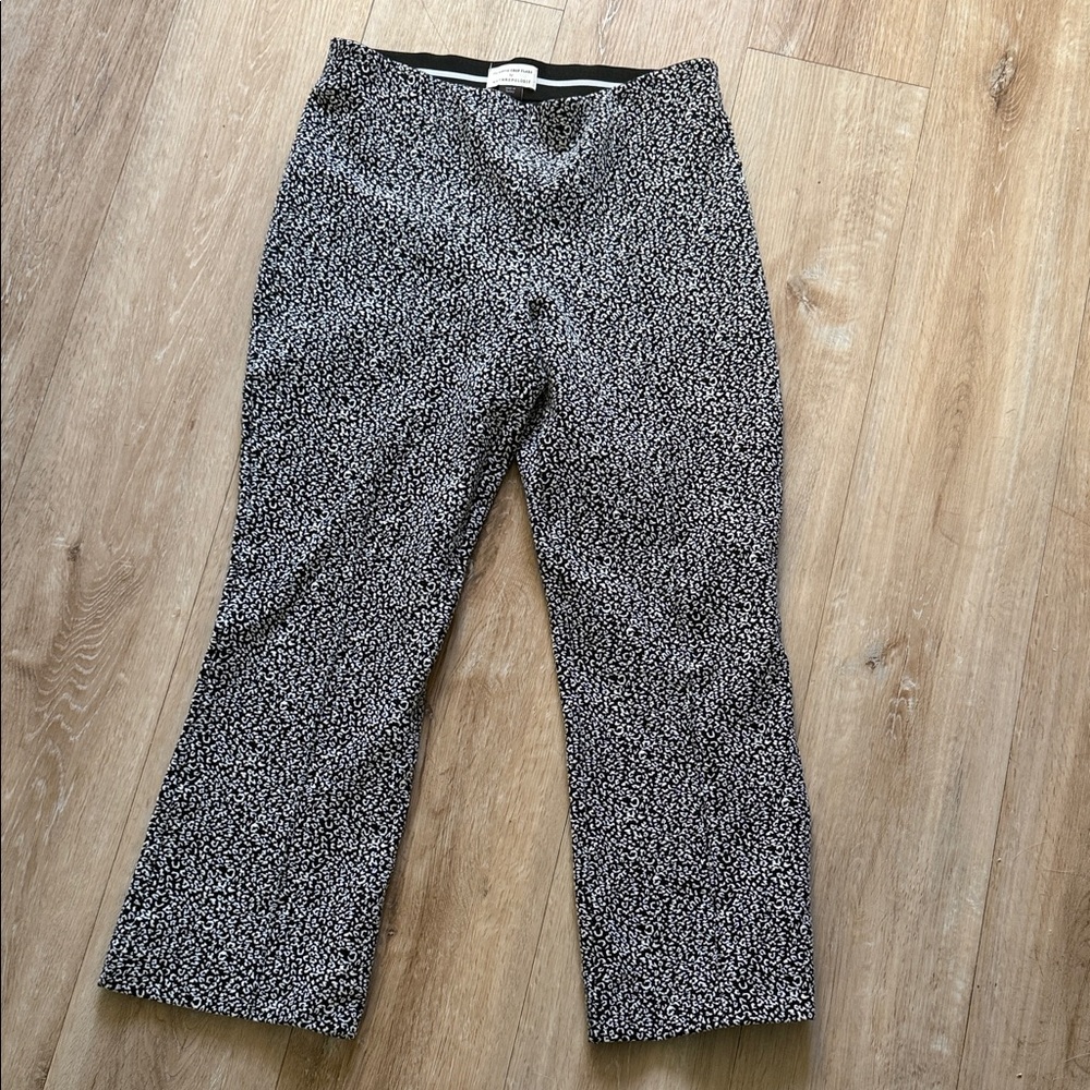 Black and White crop flare by Anthropologie